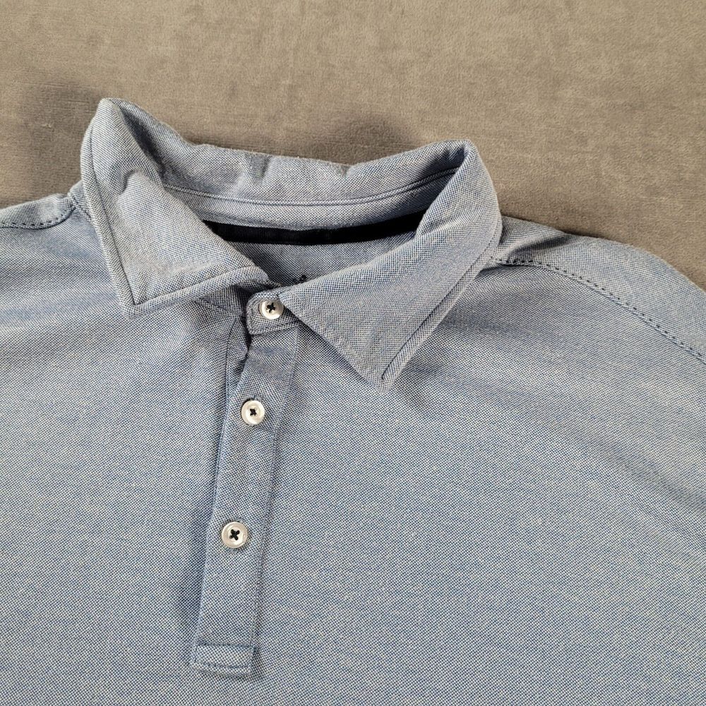 Nat Nest Polo Polyester‎ Blend Shirt Mens Blue Size XXL - Picture 3 of 10